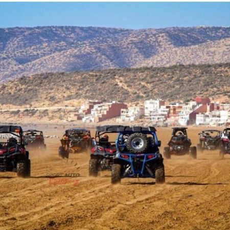 Luxueux appartement pied dans l'eau sur la plage d'Imi Ouaddar Agadir n'Ait Sa Extérieur photo